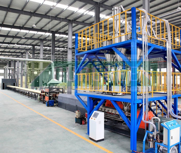 Second-hand extruded board equ